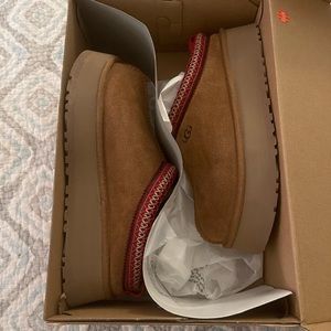 New In Box Tazz Platform Slippers